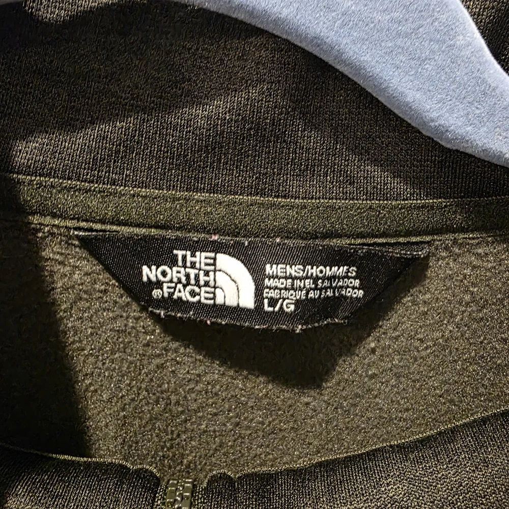 North Face Mens Canyonland Fleece Sweater 1/4 Zip Jacket Pullover Dark Green